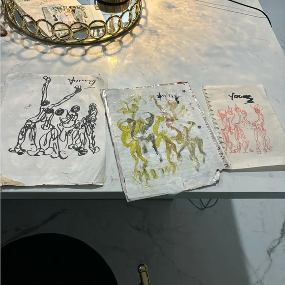 Purvis Young - Famous African Artwork 🖼️ RARE - Picture 5 of 9